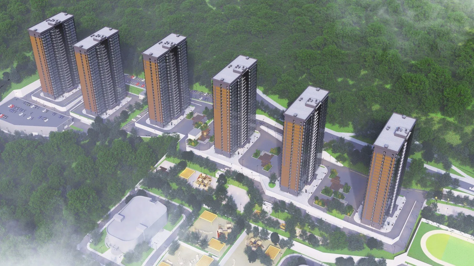 Генплан ЖК «Восточный луч»